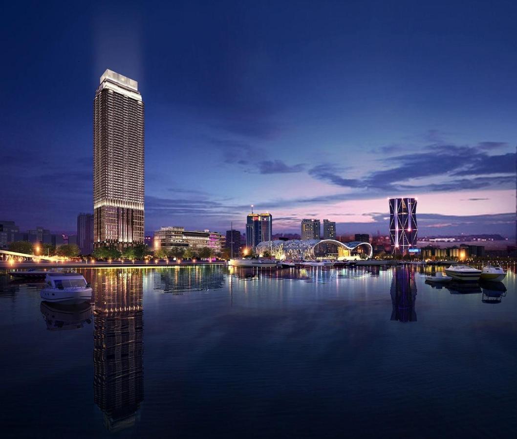ホテル Intercontinental Kaohsiung By Ihg エクステリア 写真 The complex at night